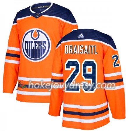Pánské Hokejový Dres Edmonton Oilers Leon Draisaitl 29 Adidas 2017-2018 Oranžová Authentic